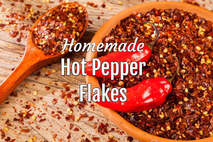 homemade hot pepper flakes