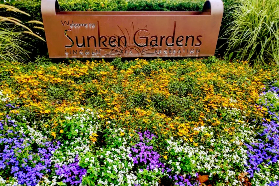 sunken gardens