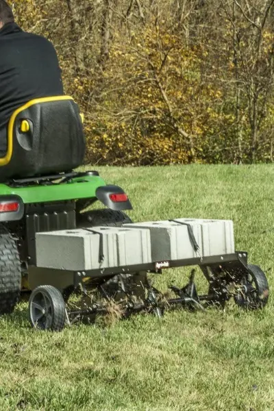 pull behind aerator