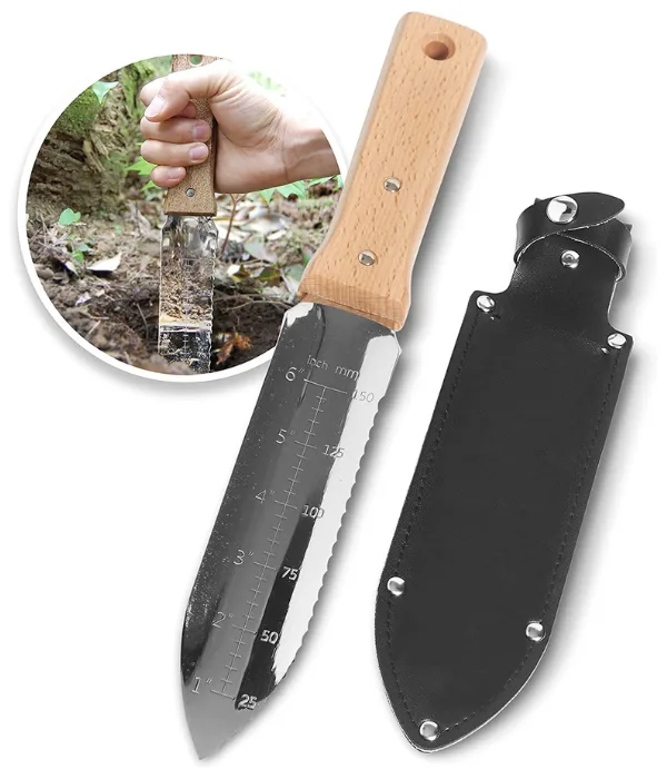 A hori hori tool; Image pulled from the Amazon affiliate link.