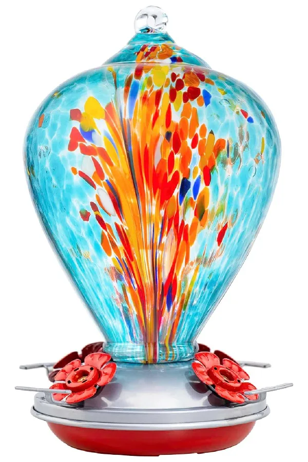hummingbird feeder - glass
