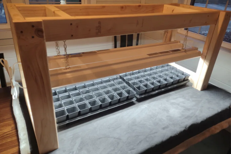 DIY Seed Starting Stand