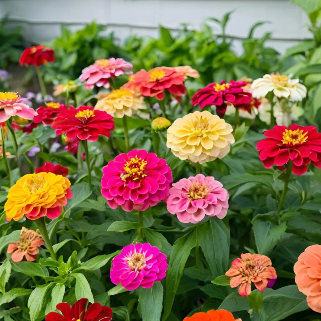 keep zinnias blooming all summer