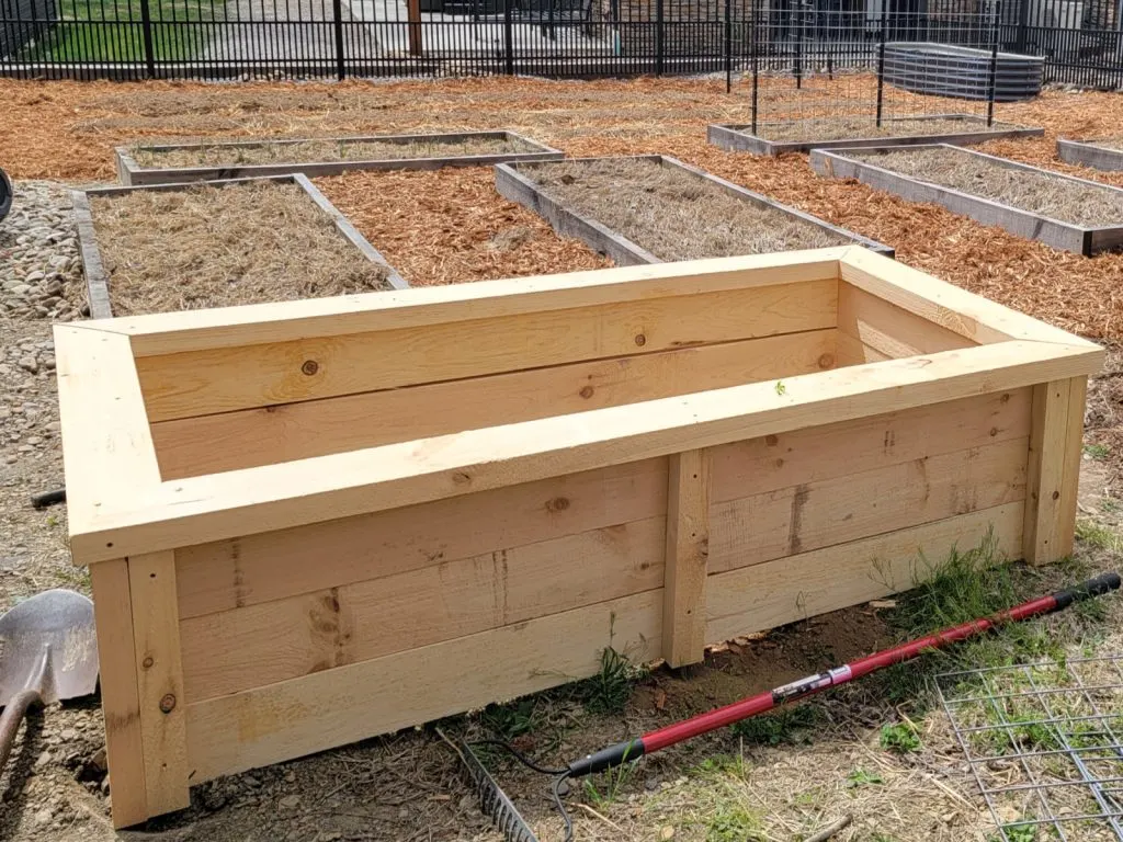 raised beds from wood